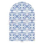Dekoracja wielkoformatowa MINI ŚCIANKA DO ZDJĘĆ, AMALFI COAST, 95x145cm (Wybierz materiał: karton 5W EB + nóżka (cięcie do linii prostej u dołu, wykończenie laminatem, nóżka na odwrocie))