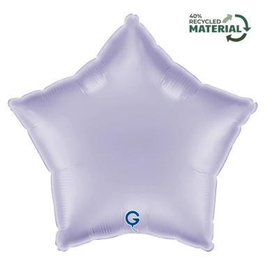Balon foliowy Satin Lilac, gwiazdka, j. fioletowy