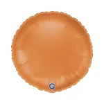 Balon foliowy Satin Caramel, okrągły, karmelowy | BOHO