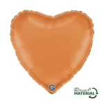 Balon foliowy Satin Caramel, Serce, karmelowy | BOHO