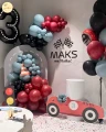Naklejka na ściankę AUTKA, personalizowany napis, szerokość 75cm