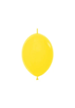Balony Link-O-Loon 15cm, Yellow, 50szt. | Sempertex Fashion Solid