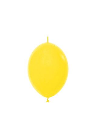 Balony Link-O-Loon 15cm, Yellow, 50szt. | Sempertex Fashion Solid