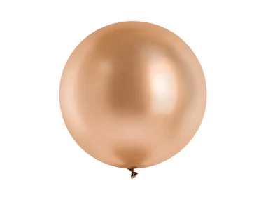 Balon Jumbo Glossy 60cm, różowe złoto | PartyDeco Glossy Balloons