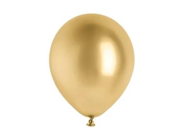 Balony 30cm, złoty, 6szt.| PartyDeco Glossy Balloons