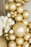 Balony 30cm, złoty, 50szt.| PartyDeco Glossy Balloons