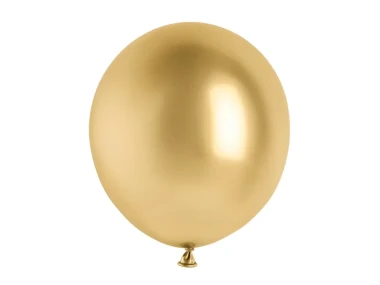 Balon lateksowy 46cm, złoty, 1szt. | PartyDeco Glossy Balloons