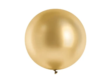 Balon Jumbo Glossy 60cm, złoty | PartyDeco Glossy Balloons