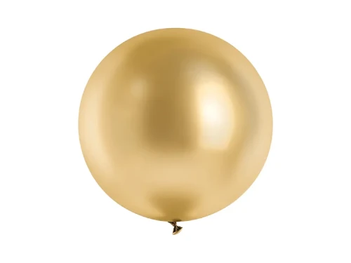 Balon Jumbo Glossy 60cm, złoty | PartyDeco Glossy Balloons