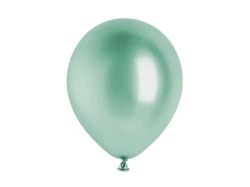 Balony 30cm, zielony, 6szt.| PartyDeco Glossy Balloons