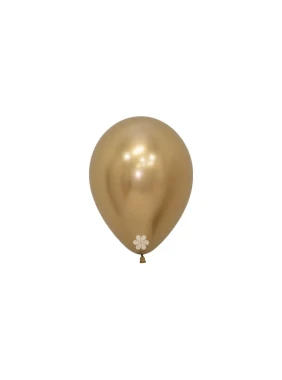 Balony 12cm, Reflex Gold, 50szt. | Sempertex Reflex