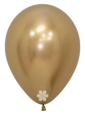 Balony 30cm, Reflex Gold, 50szt. | Sempertex Reflex