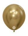Balony 45cm, Reflex Gold, 1szt. | Sempertex Reflex