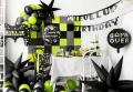 Balon foliowy z napisem "Happy Birthday", okrągły | Gamer + HEL (odbiór osobisty, dostawa, Kraków)