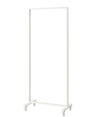 WYNAJEM - stelaż na tło w kształcie prostokąta, biały, 85x200cm MAXI (odbiór osobisty)