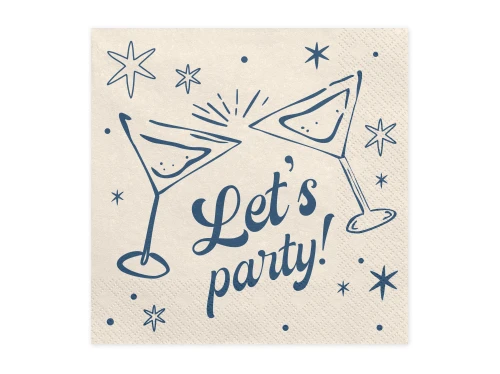 Serwetki Let's party!, 20szt.