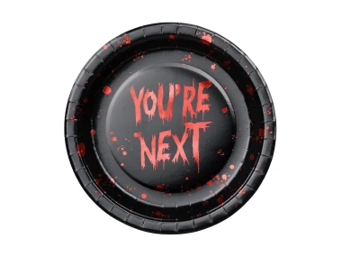 Talerzyki You're next, 6szt. | HALLOWEEN