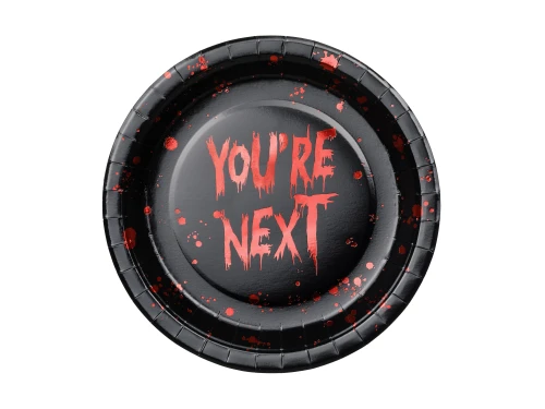 Talerzyki You're next, 6szt. | HALLOWEEN