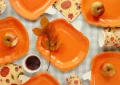 Talerzyki Dynia, pomarańczowy, 6szt. | HALLOWEEN