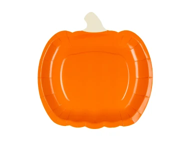 Talerzyki Dynia, pomarańczowy, 6szt. | HALLOWEEN