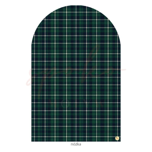 Dekoracja wielkoformatowa MINI ŚCIANKA DO ZDJĘĆ, TARTAN, 95x145cm