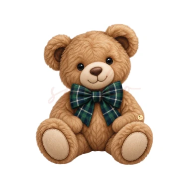 Dekoracja wielkoformatowa MIŚ Z KOKARDĄ, TEDDY ACADEMY, 79x95cm