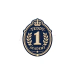 Dekoracja wielkoformatowa EMBLEMAT, TEDDY ACADEMY, 51x65cm (Wybierz materiał: PCW 3mm (cięcie po obrysie, wykończenie matowe, bez nóżki))