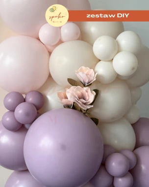 WIOSENNA ŁĄKA - zestaw balonów na girlandę LUX (6mb)
