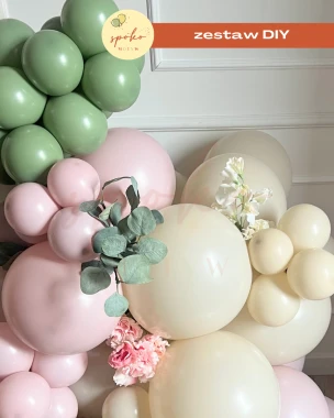 ZAJĄCZEK - zestaw balonów na girlandę LUX (6mb)