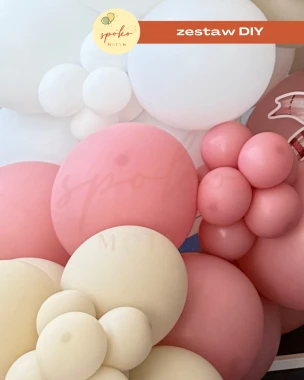 Zestaw balonów na girlandę LUX (6mb), GĄSKA