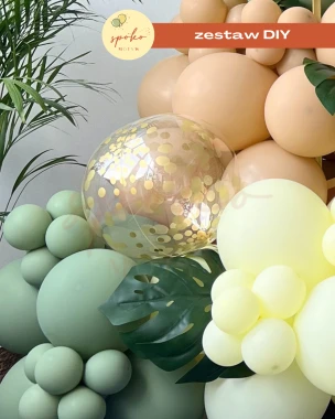 SAFARI - zestaw balonów na girlandę LUX (6mb)
