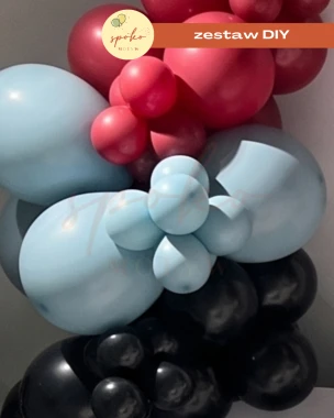 RACING - zestaw balonów na girlandę LUX (6mb)