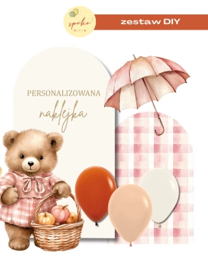 Zestaw dekoracji na ściankę, AUTUMN PUMPKIN GIRL
