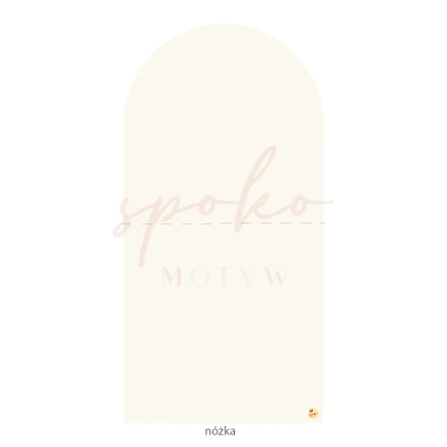 Dekoracja wielkoformatowa ŚCIANKA DO ZDJĘĆ, BASIC, kremowy, 95x190cm
