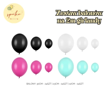 Zestaw balonów na 2m balonowej girlandy, LOL SURPRISE