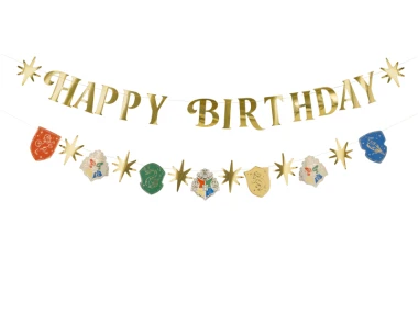 Girlanda baner "Happy Birthday", Harry Potter