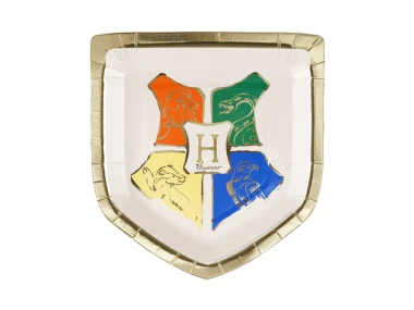 Talerzyki Harry Potter Herb Hogwartu, 6szt.