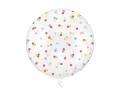 Balon Bubble Kropki, transparentny