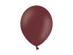Balony 30cm, bordowy metaliczny, Metallic Maroon, 6szt.| PartyDeco Strong Balloons