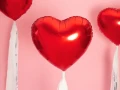 Balon foliowy Serce, czerwony