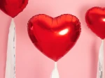Balon foliowy Serce, czerwony