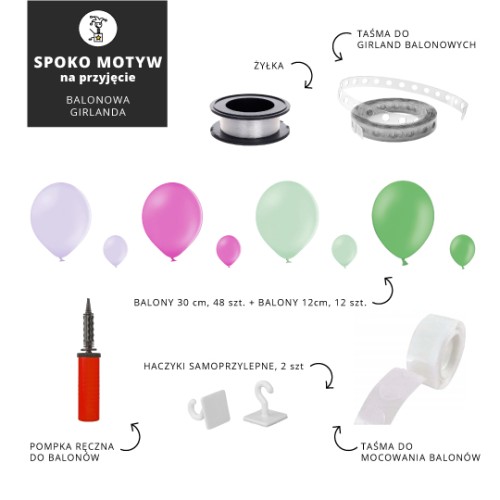 Balonowa-girlanda-DINOZAURY