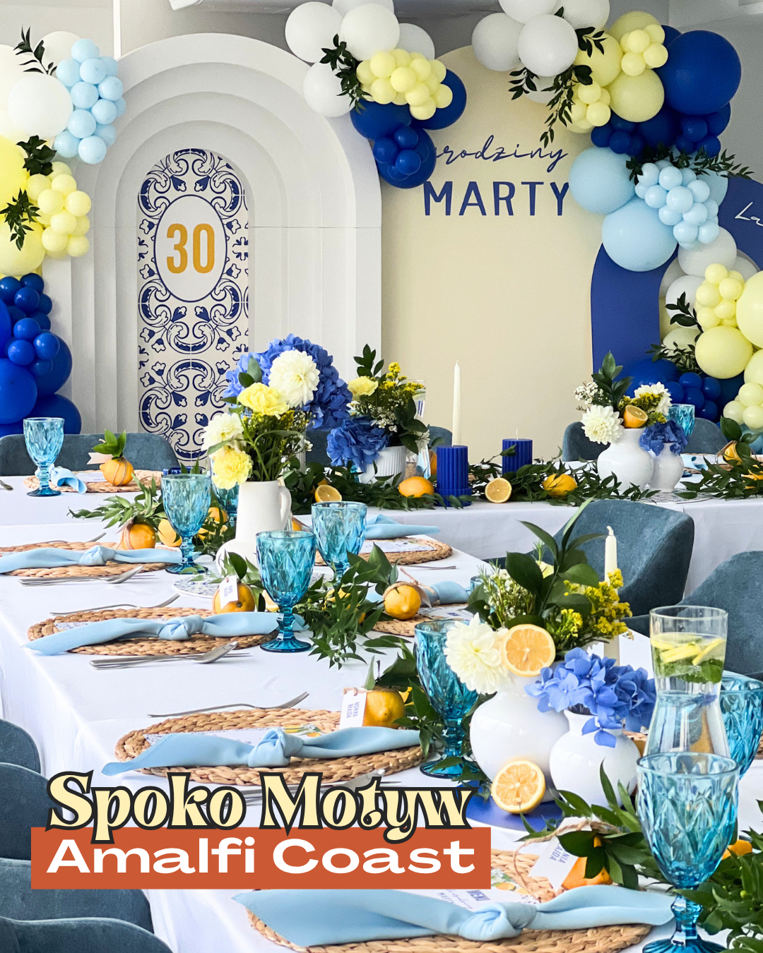 Dekoracje Amalfi Coast – Spoko Motyw