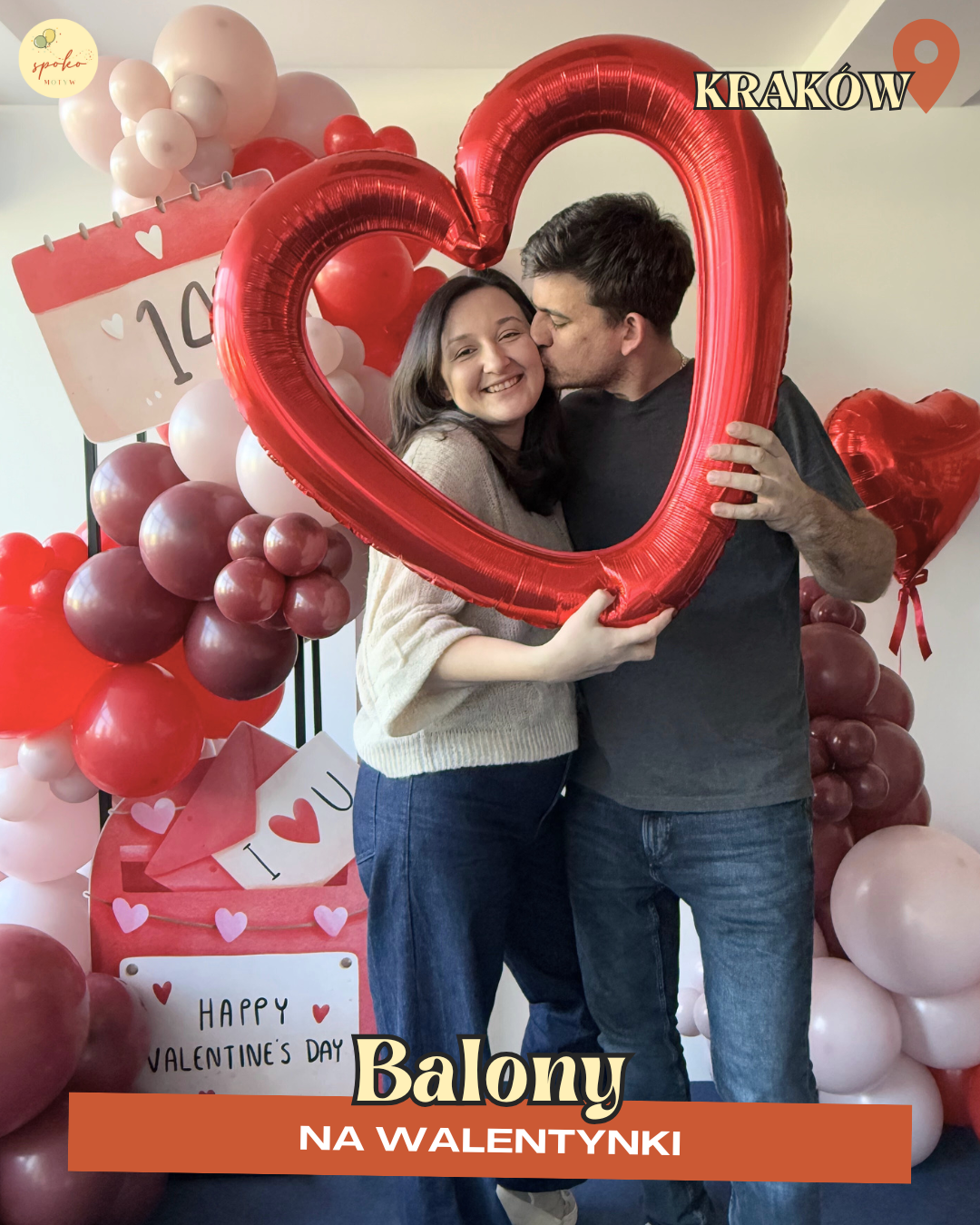 Balony walentynkowe z dostawą w Krakowie