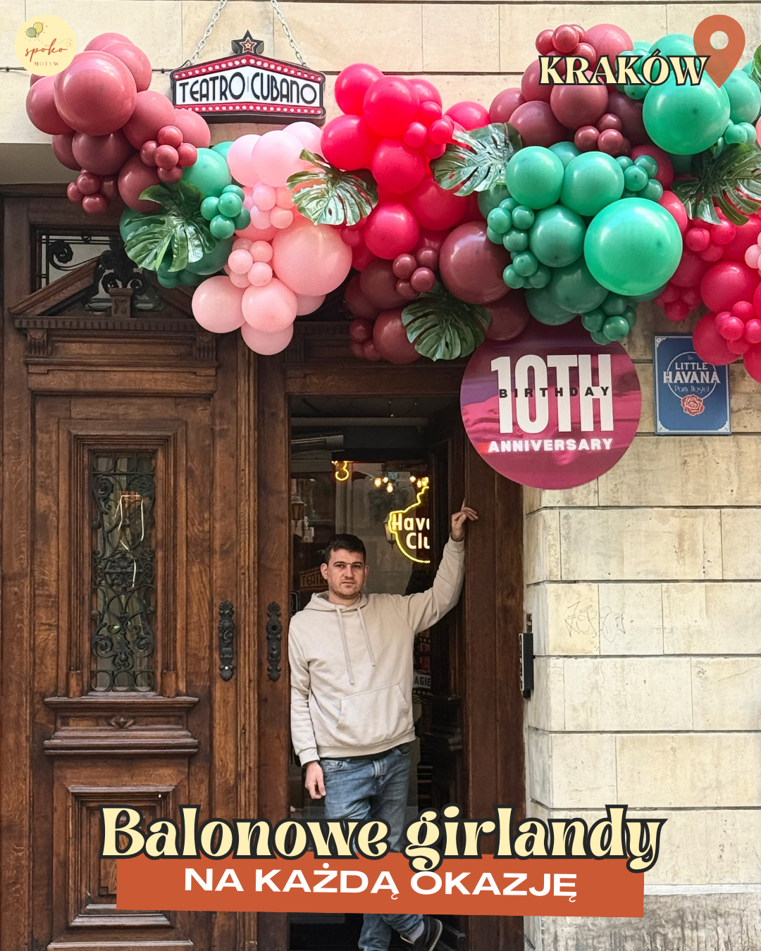 Balonowe girlandy – Spoko Motyw Kraków