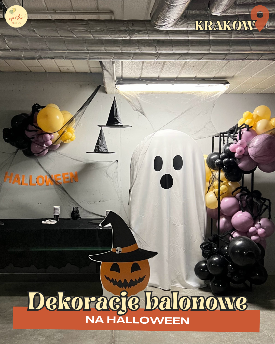 Dekoracje balonowe na Halloween – Spoko Motyw