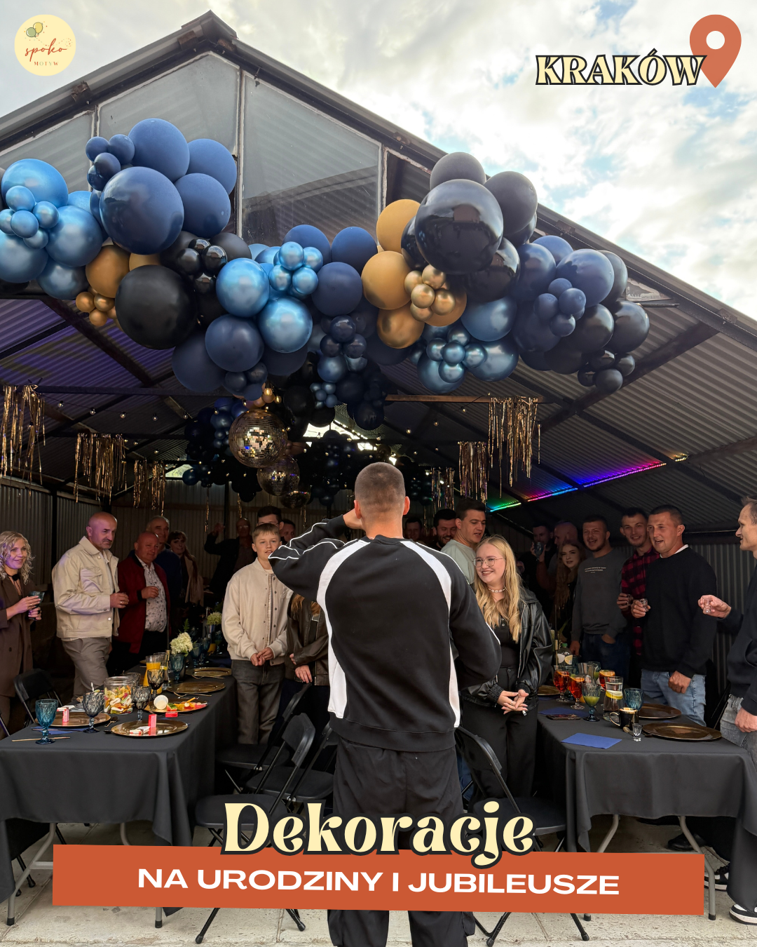 Dekoracje balonowe na urodziny dorosłych i jubileusze – Kraków
